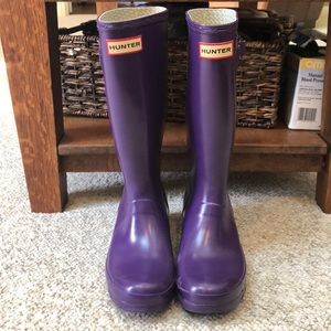 Purple Hunter Rain Boots
